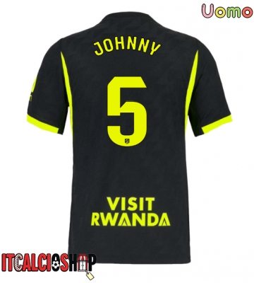 Atletico Madrid Johnny Cardoso #5 Seconda Maglia 2026-27 Manica Corta